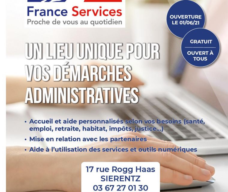 Ouverture d'un espace France Services à Sierentz