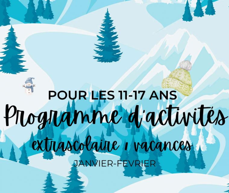 Activités pour les 11-17 ans