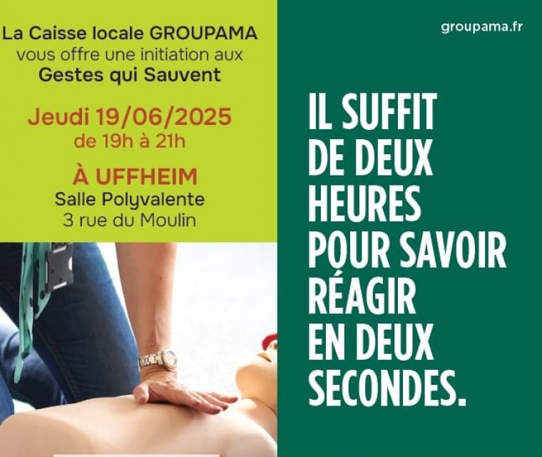 Formation aux gestes qui sauvent