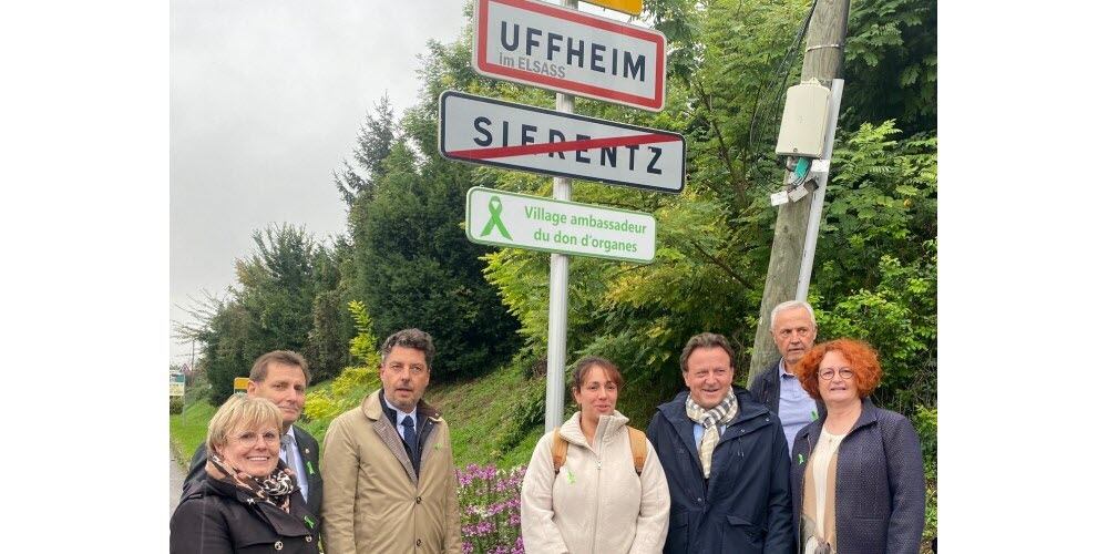 Panneau don organes inauguration