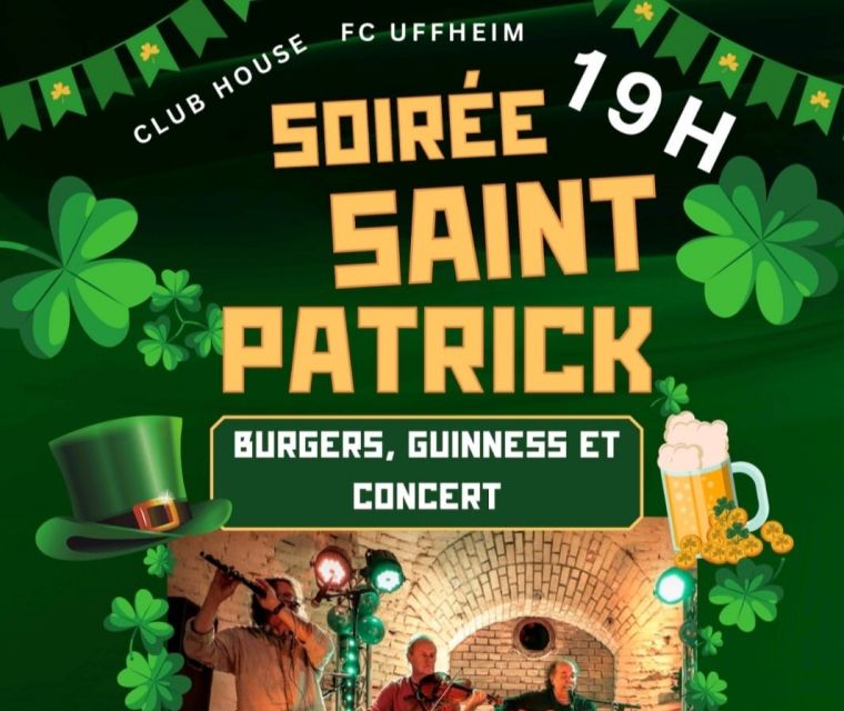 Soirée Saint Patrick du FCU